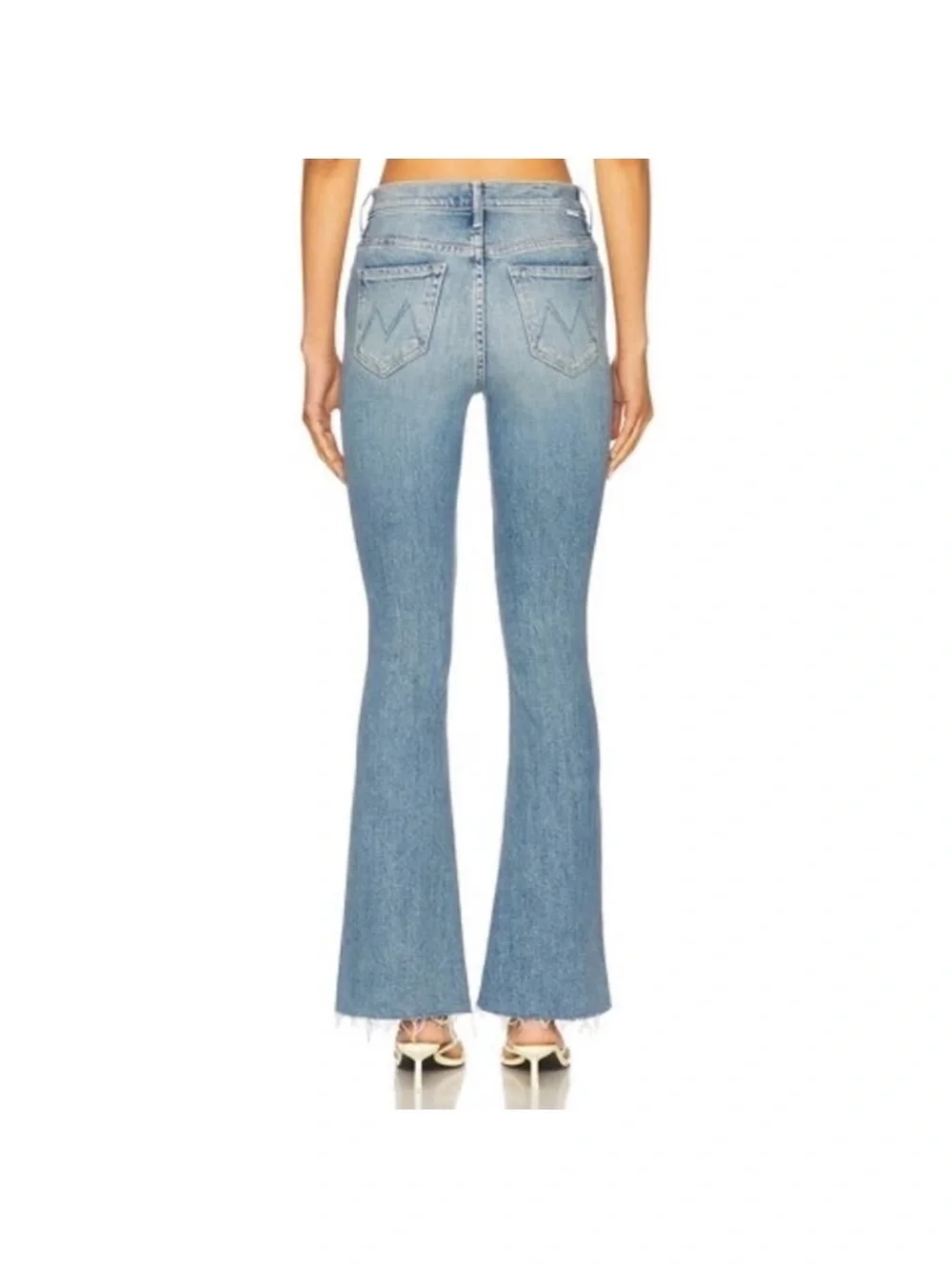 MOTHER  The Weekender Fray Jeans in Glow Up